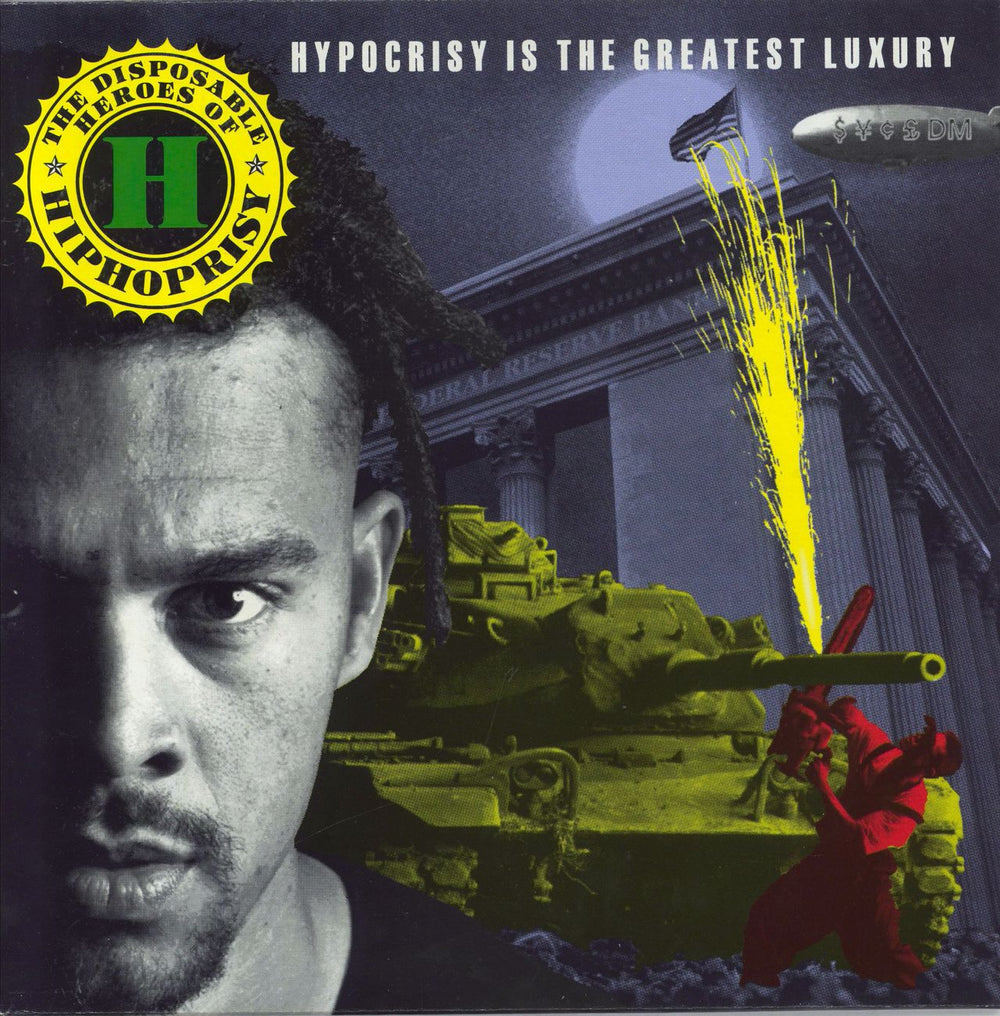 The Disposable Heroes Of Hiphoprisy Hypocrisy Is The Greatest Luxury UK vinyl LP album (LP record) BRLPX584