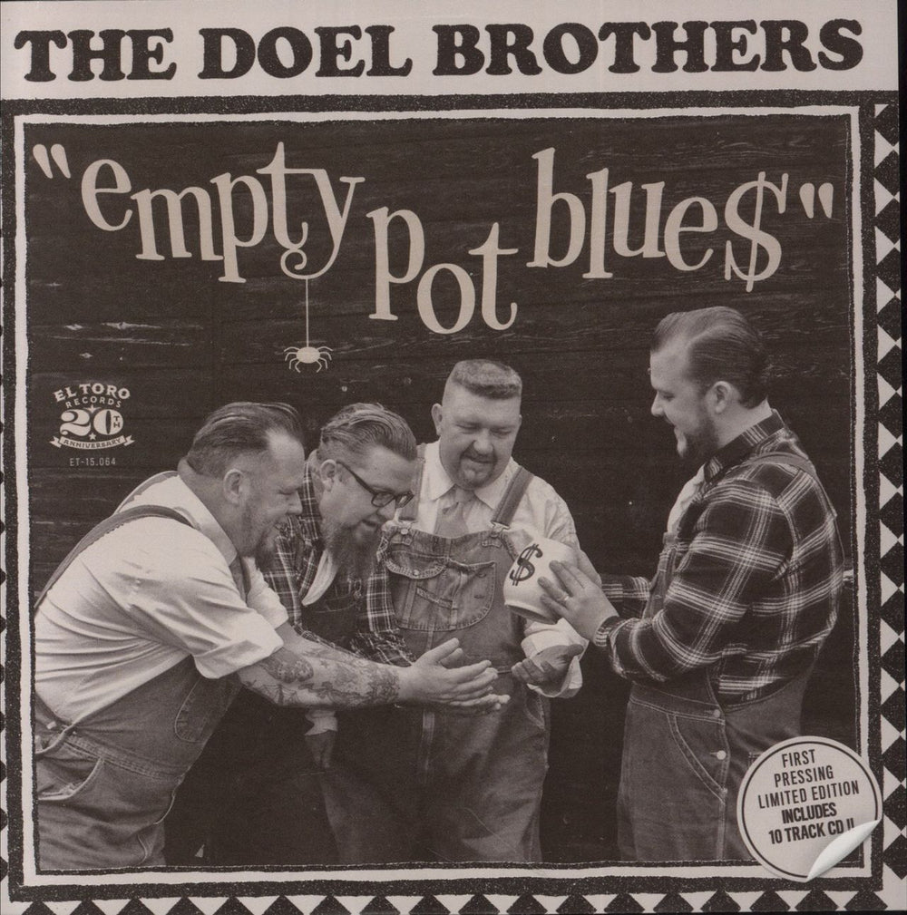 The Doel Brothers Empty Pot Blue$ + CD Spanish 7" vinyl single (7 inch record / 45) ET-15.064