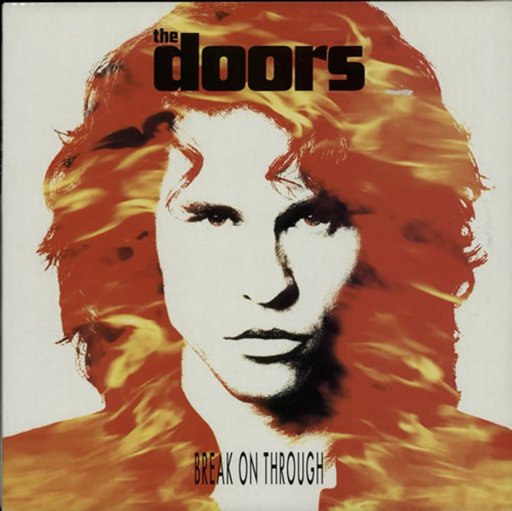 The Doors Break On Through UK 12" vinyl single (12 inch record / Maxi-single) EKR121T