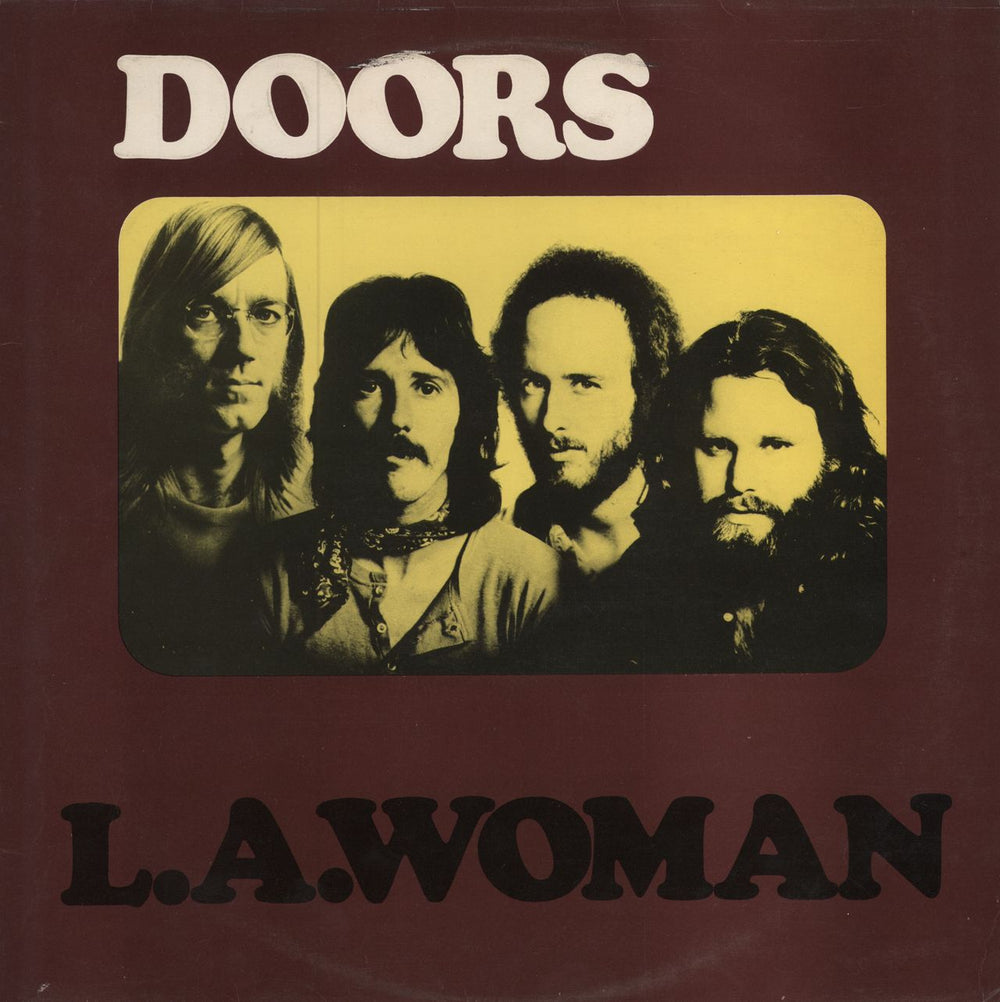 The Doors L.A. Woman - 4th UK vinyl LP album (LP record) K42090