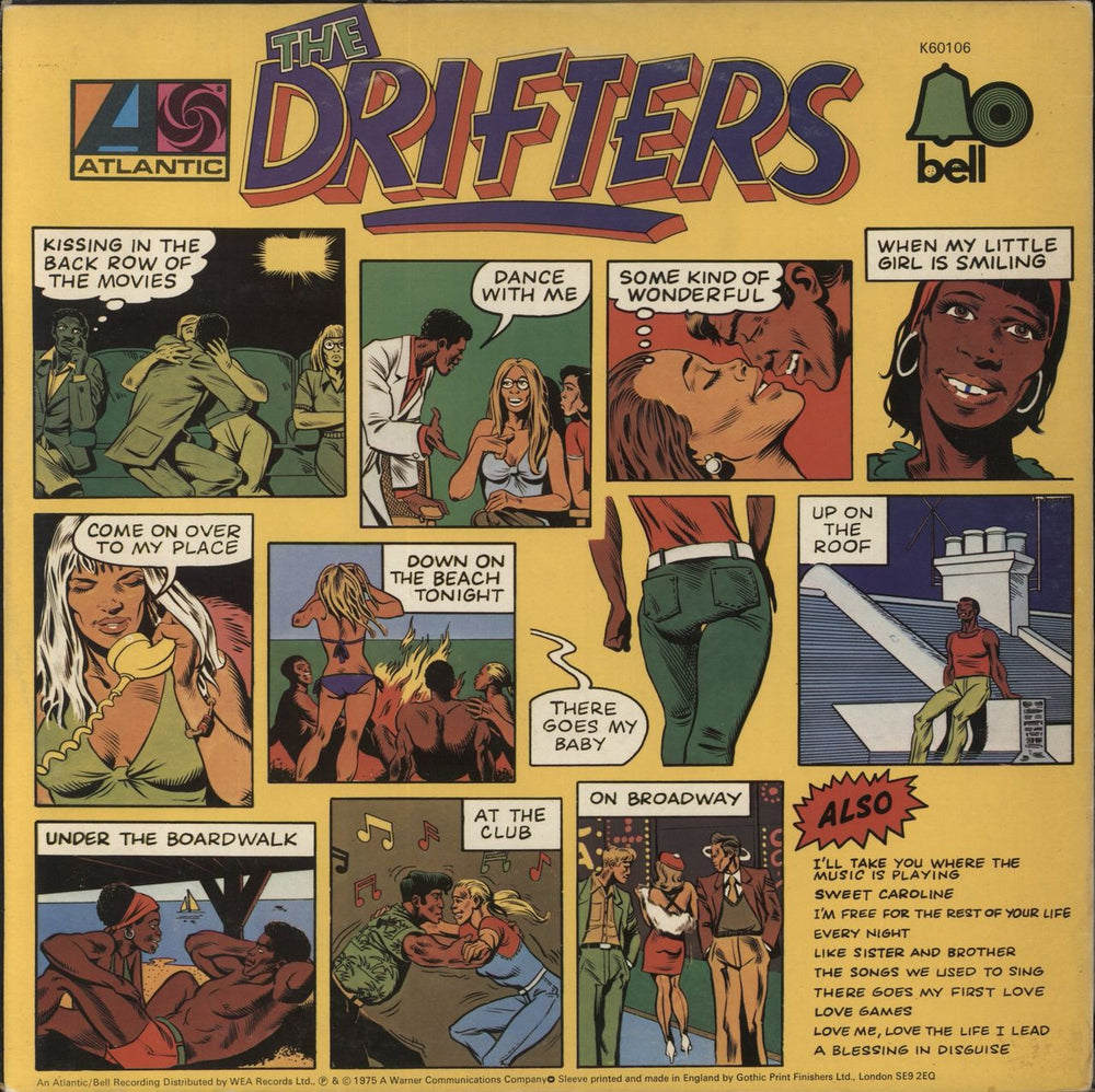 The Drifters 24 Original Hits UK 2-LP vinyl record set (Double LP Album)