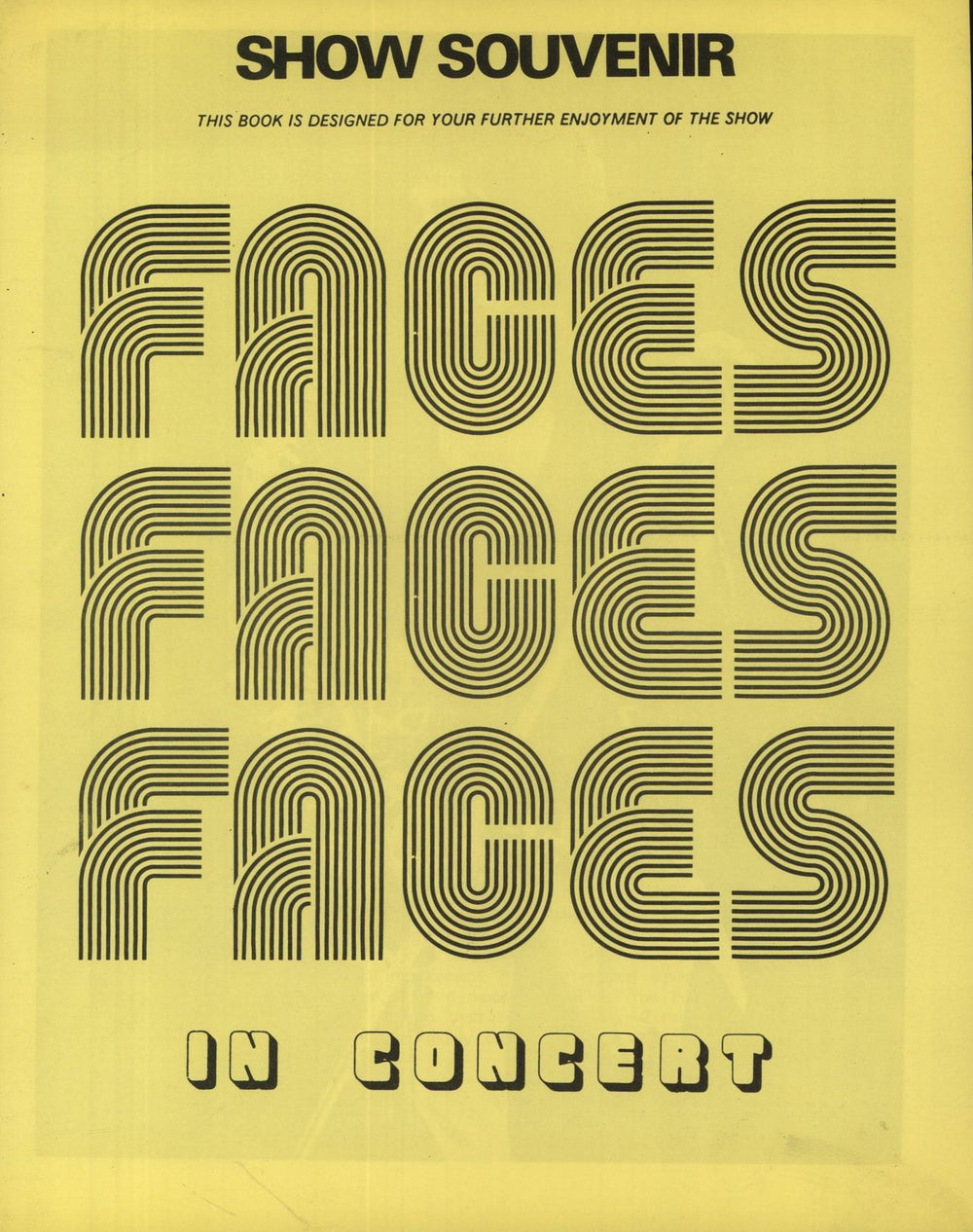 The Faces Show Souvenir UK tour programme