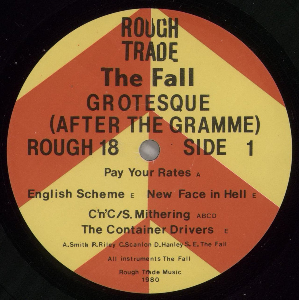 The Fall Grotesque (After The Gramme) - 1st - VG+ UK vinyl LP album (LP record) FLLLPGR866194