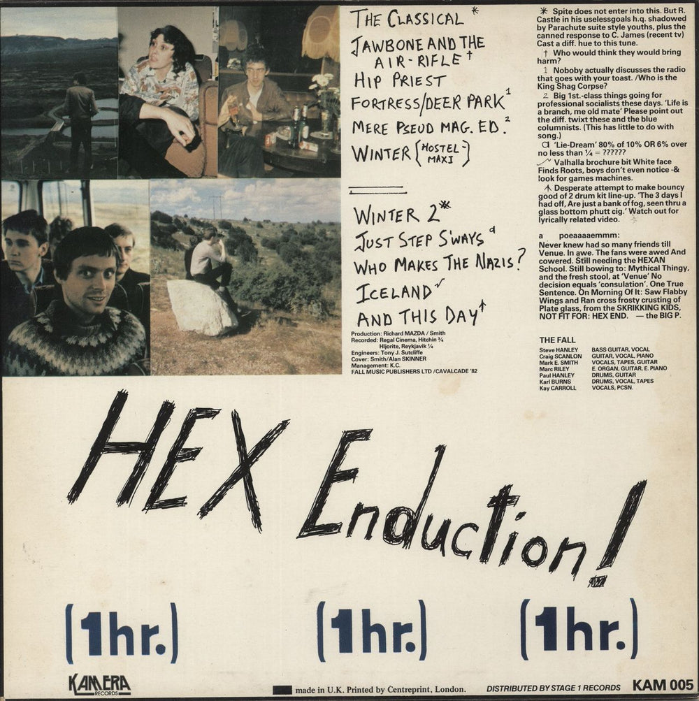 The Fall Hex Enduction Hour - VG+ UK vinyl LP album (LP record)