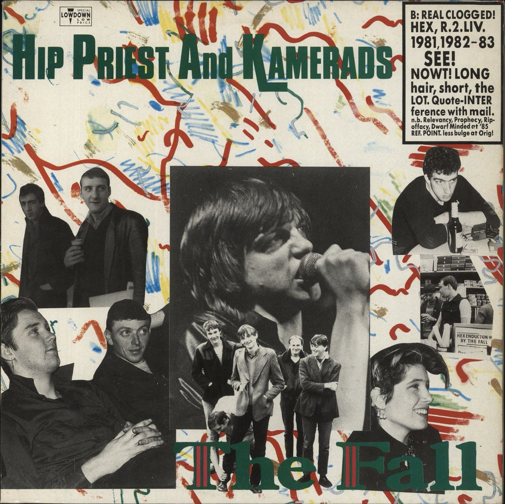 The Fall Hip Priest And Kamerads UK vinyl LP album (LP record) SITU13