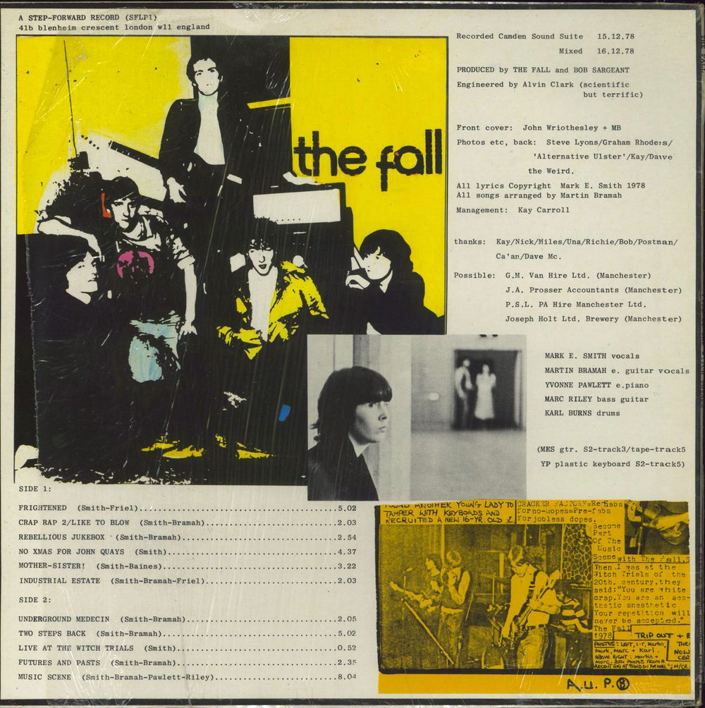 The Fall Live At The Witch Trails - Shrink UK vinyl LP album (LP record)