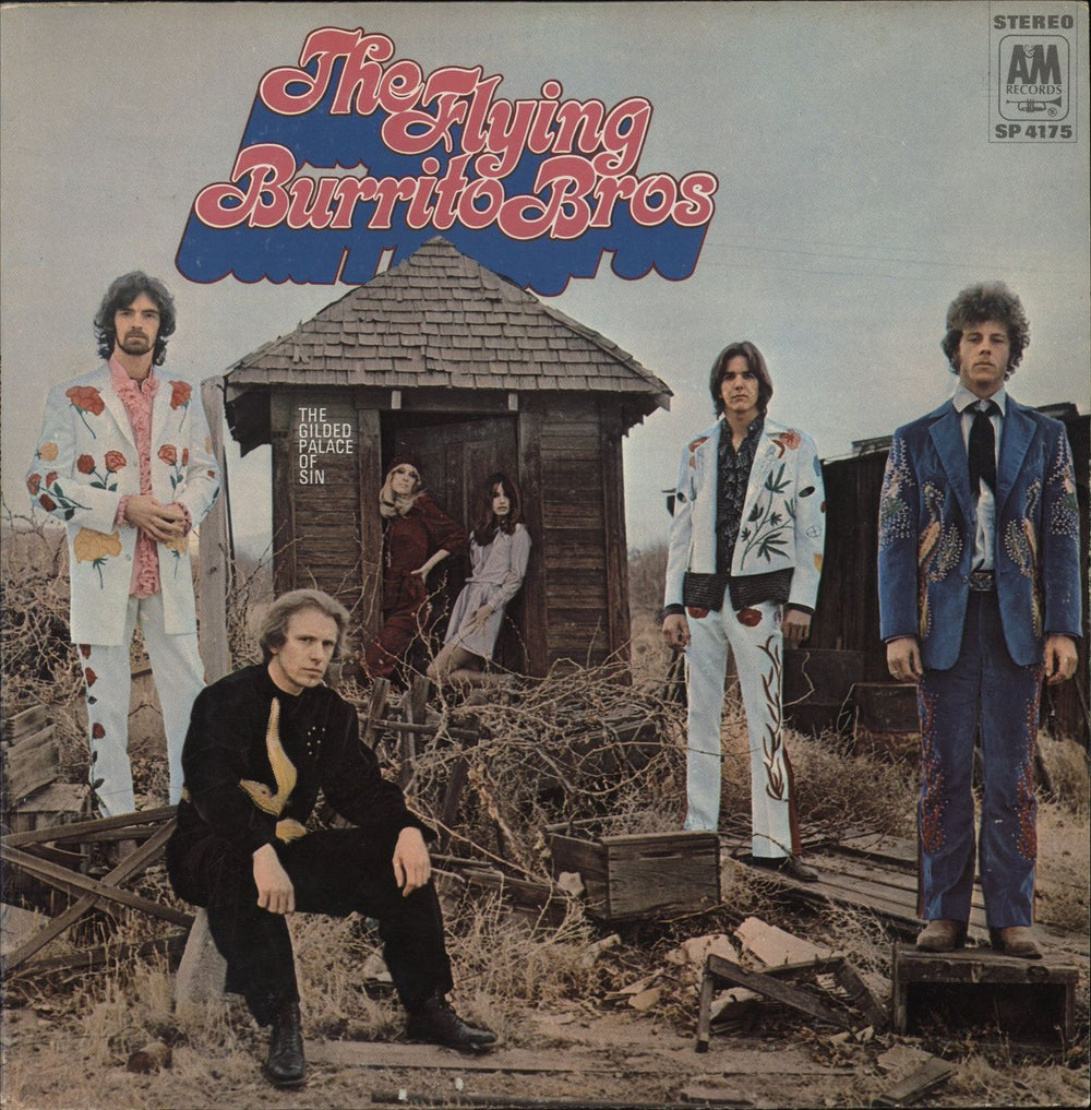 The Flying Burrito Brothers The Gilded Palace Of Sin - VG US vinyl LP album (LP record) SP4175