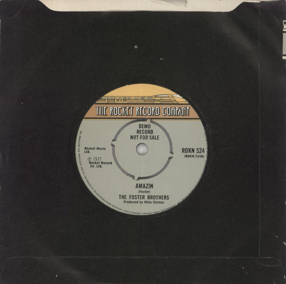 The Foster Brothers Count Me Out UK Promo 7" vinyl single (7 inch record / 45)