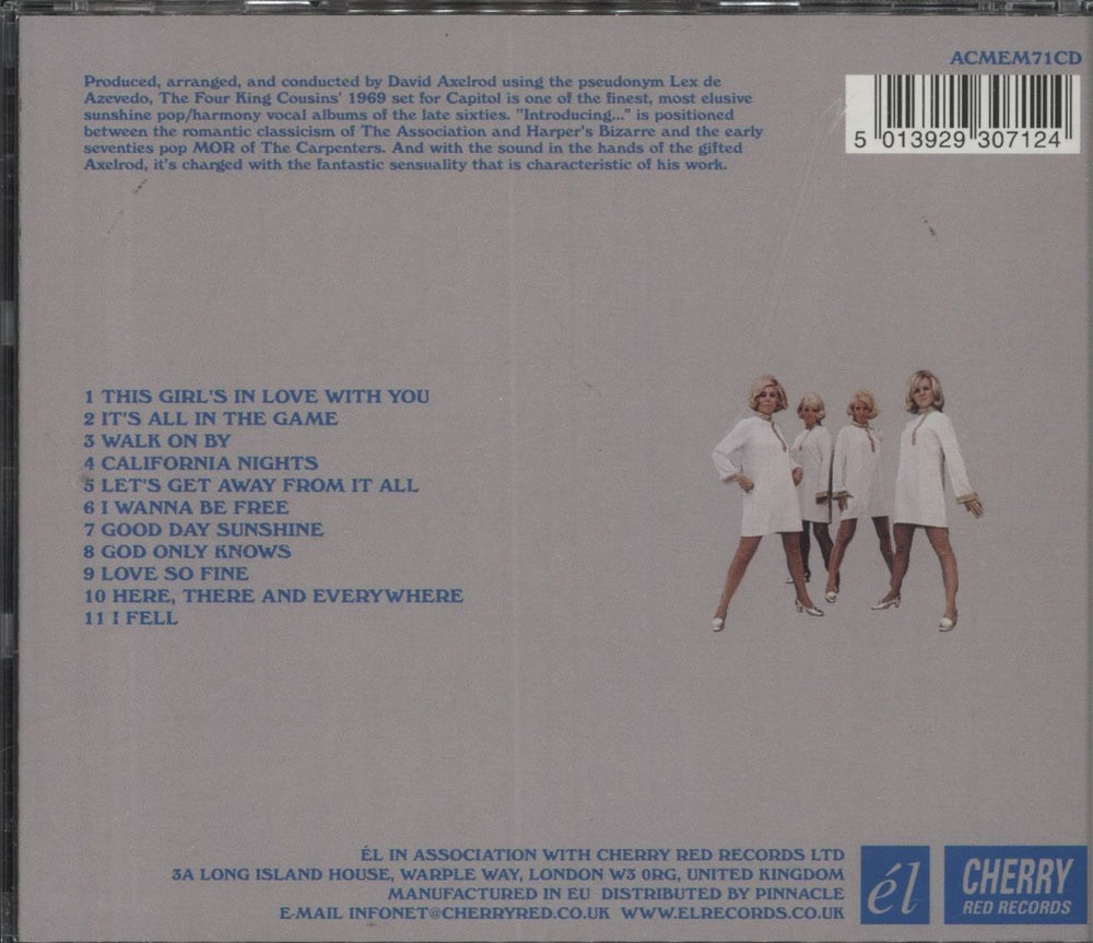 The Four King Cousins Introducing... UK CD album (CDLP)