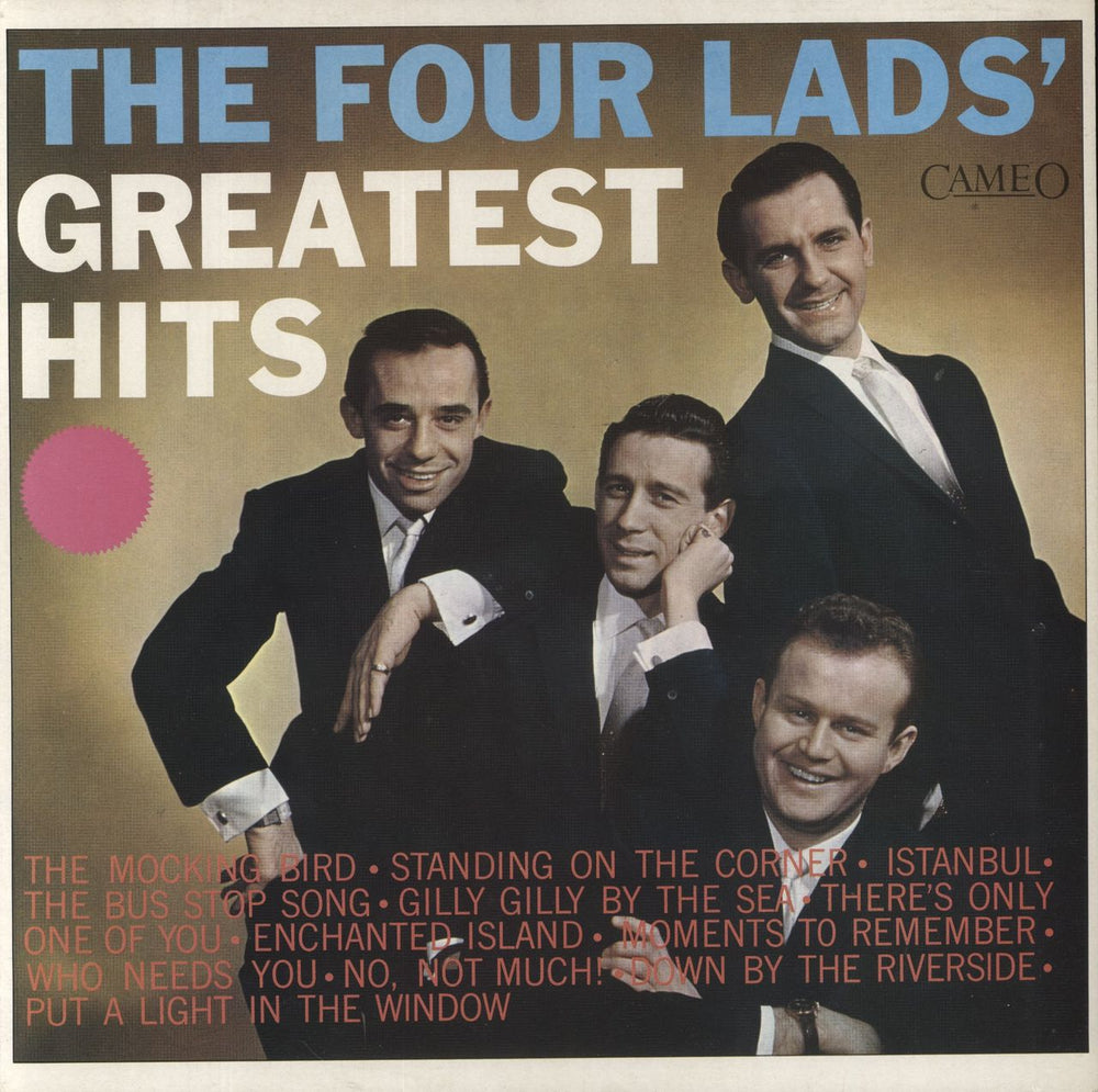 The Four Lads Greatest Hits UK vinyl LP album (LP record) CBS32410