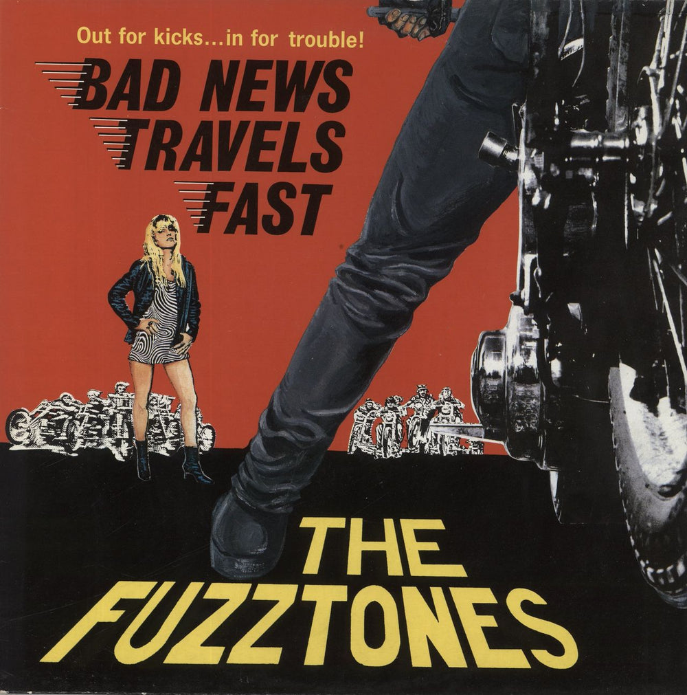 The Fuzztones Bad News Travels Fast UK 12" vinyl single (12 inch record / Maxi-single) ABCS011T