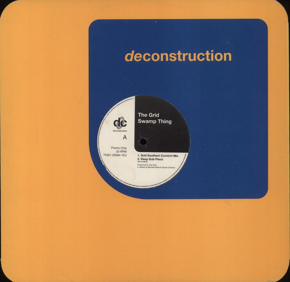 The Grid Swamp Thing UK Promo 12" vinyl single (12 inch record / Maxi-single) 7432120584-1DJ