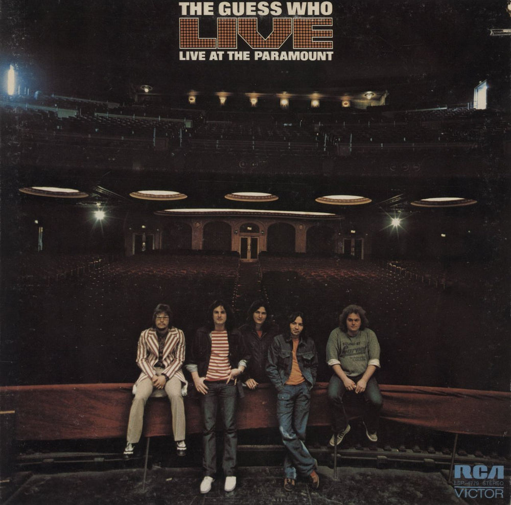 The Guess Who Live At The Paramount US vinyl LP album (LP record) LSP-4779