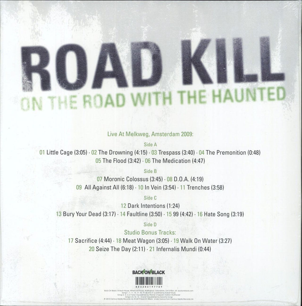 The Haunted Road Kill UK 2-LP vinyl record set (Double LP Album) 0803343197709