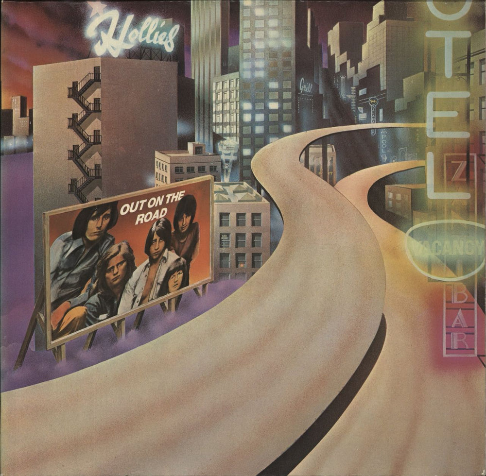 The Hollies Out On The Road German vinyl LP album (LP record) 871191IT