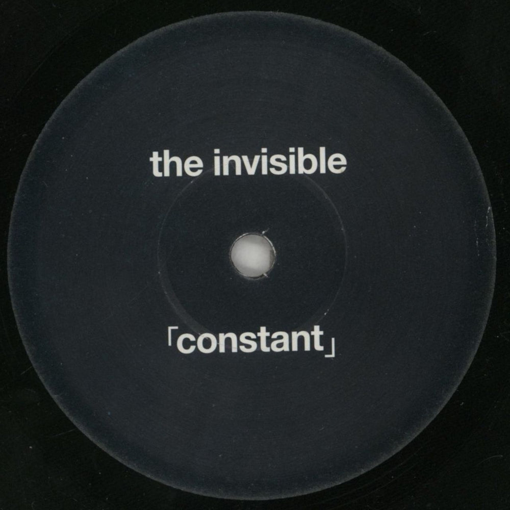 The Invisible Constant UK 7" vinyl single (7 inch record / 45) IN807CO852316