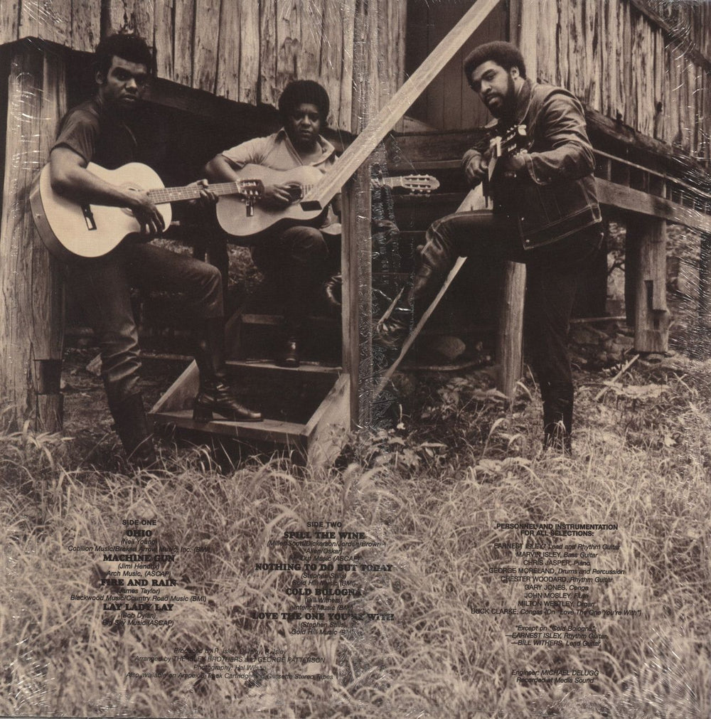 The Isley Brothers Givin' It Back US vinyl LP album (LP record)