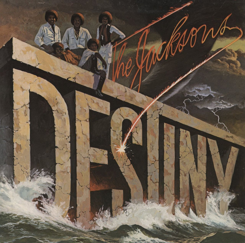 The Jackson Five Destiny Canadian vinyl LP album (LP record) PE35552