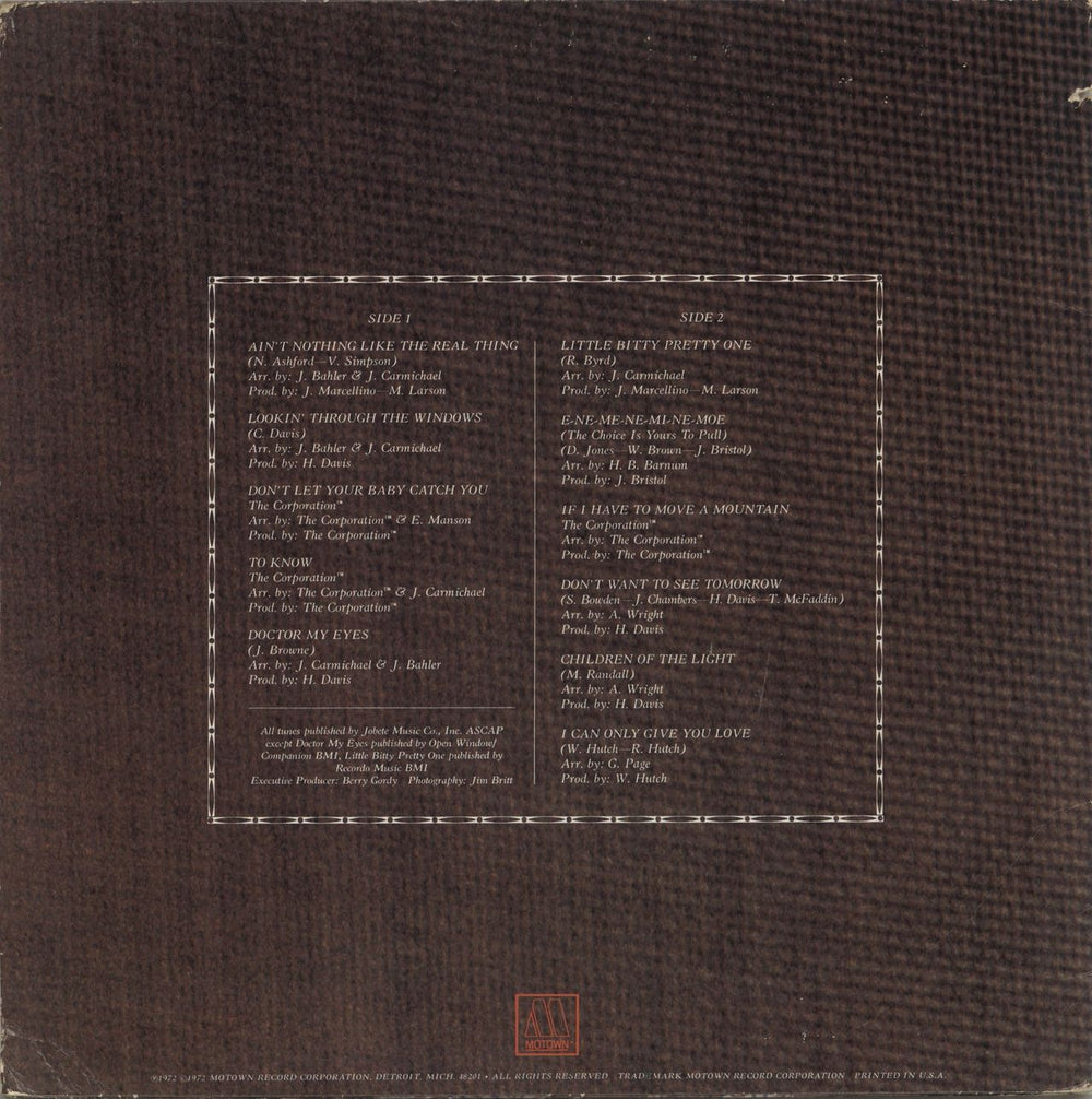 The Jackson Five Lookin' Through The Windows - EX US vinyl LP album (LP record)