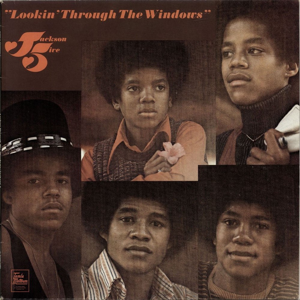The Jackson Five Lookin' Through The Windows UK vinyl LP album (LP record) STMS5089