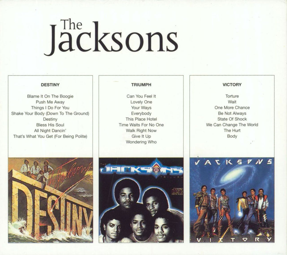 The Jackson Five Original 123 CD Box Set UK 3-CD album set (Triple CD) 5099748531926