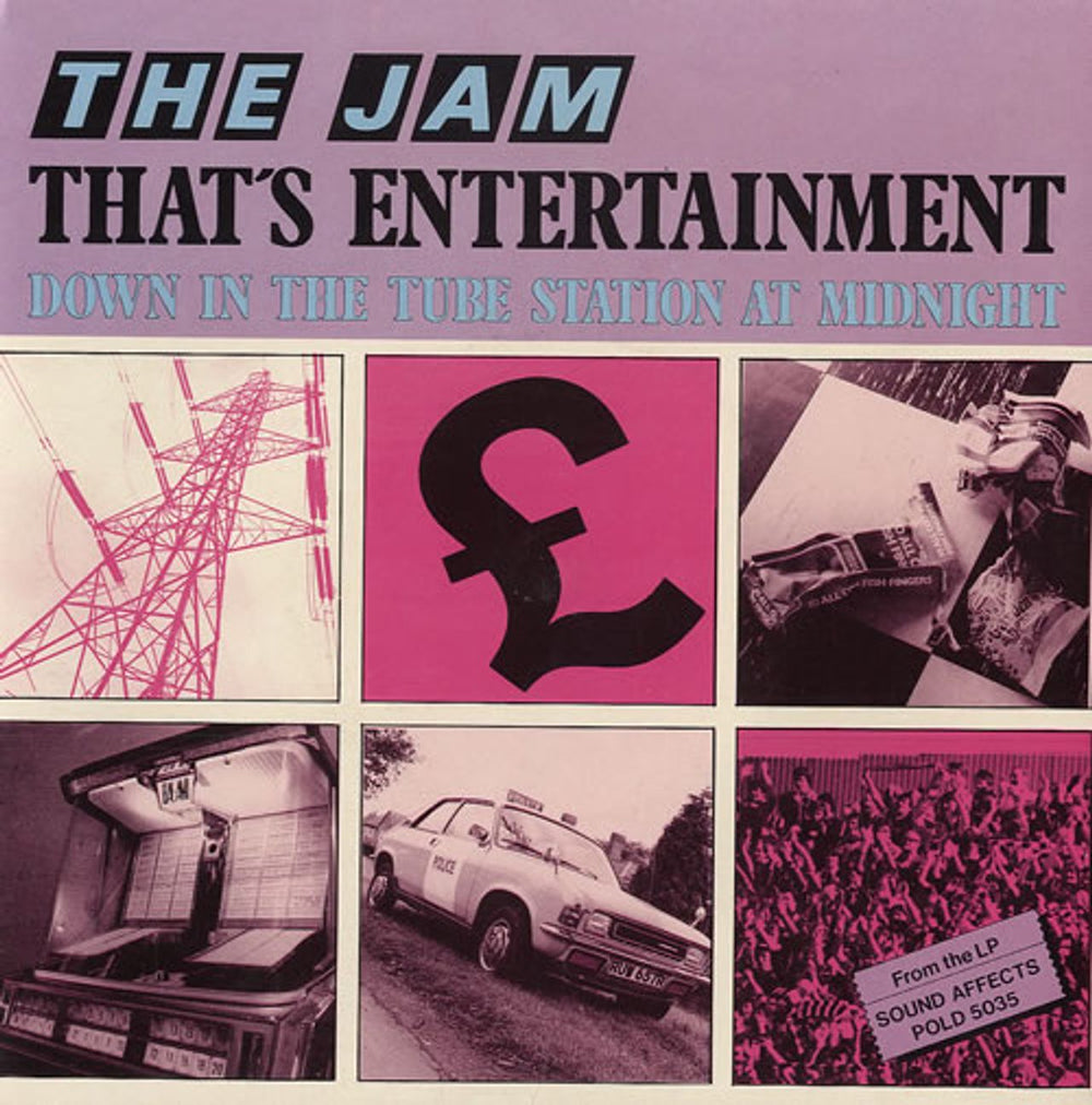 The Jam That's Entertainment - P/S UK 7" vinyl single (7 inch record / 45) POSP482