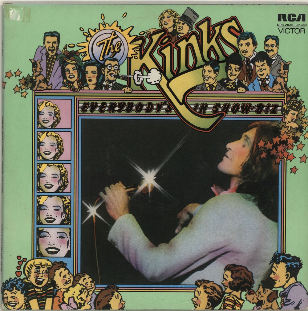 The Kinks Everybody's In Show-biz - EX UK 2-LP vinyl record set (Double LP Album) DPS2035