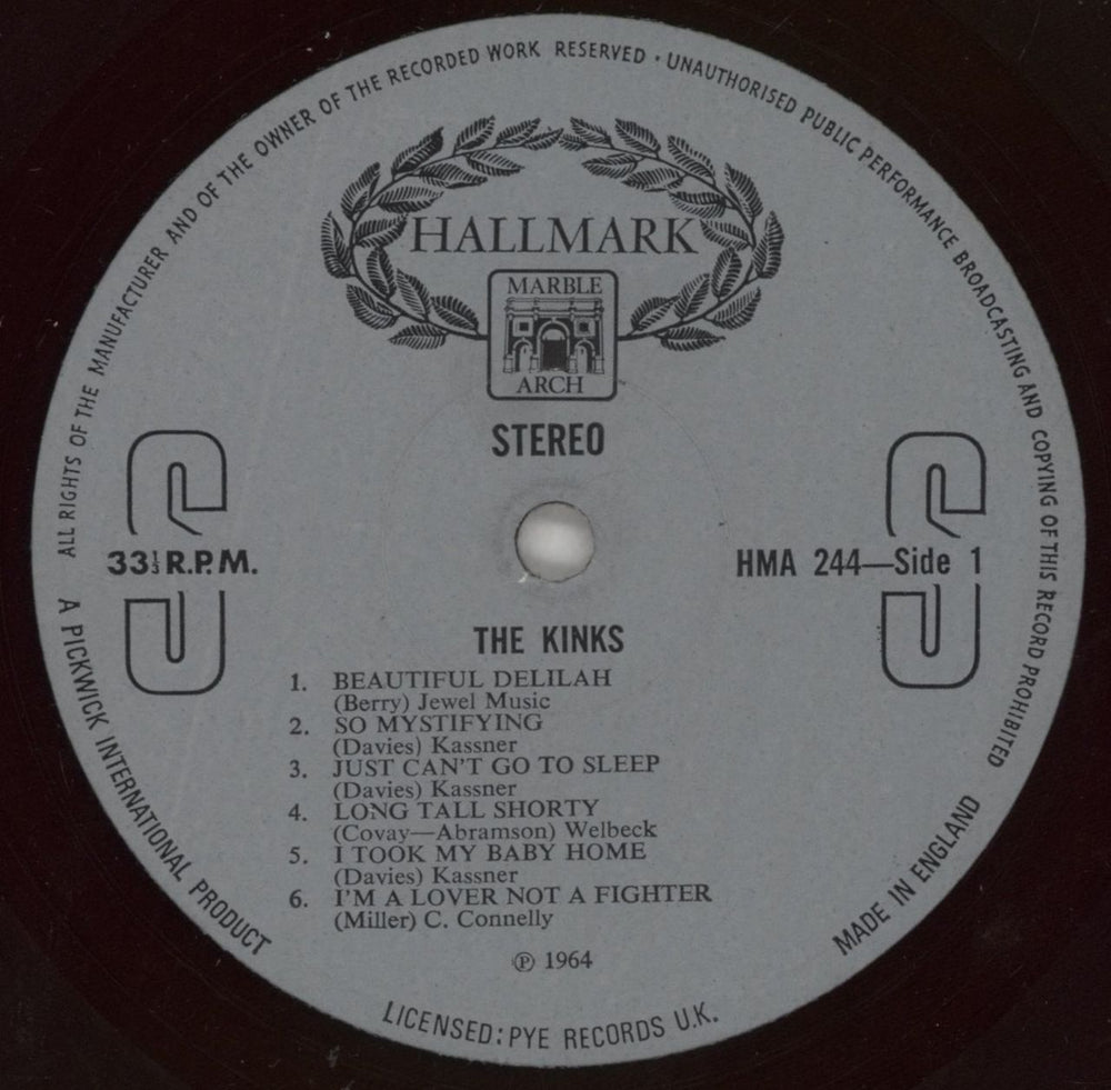 The Kinks The Kinks UK vinyl LP album (LP record) KINLPTH615785