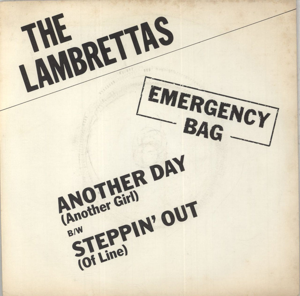 The Lambrettas Another Day (Another Girl) - P/S UK 7" vinyl single (7 inch record / 45) XPRES36