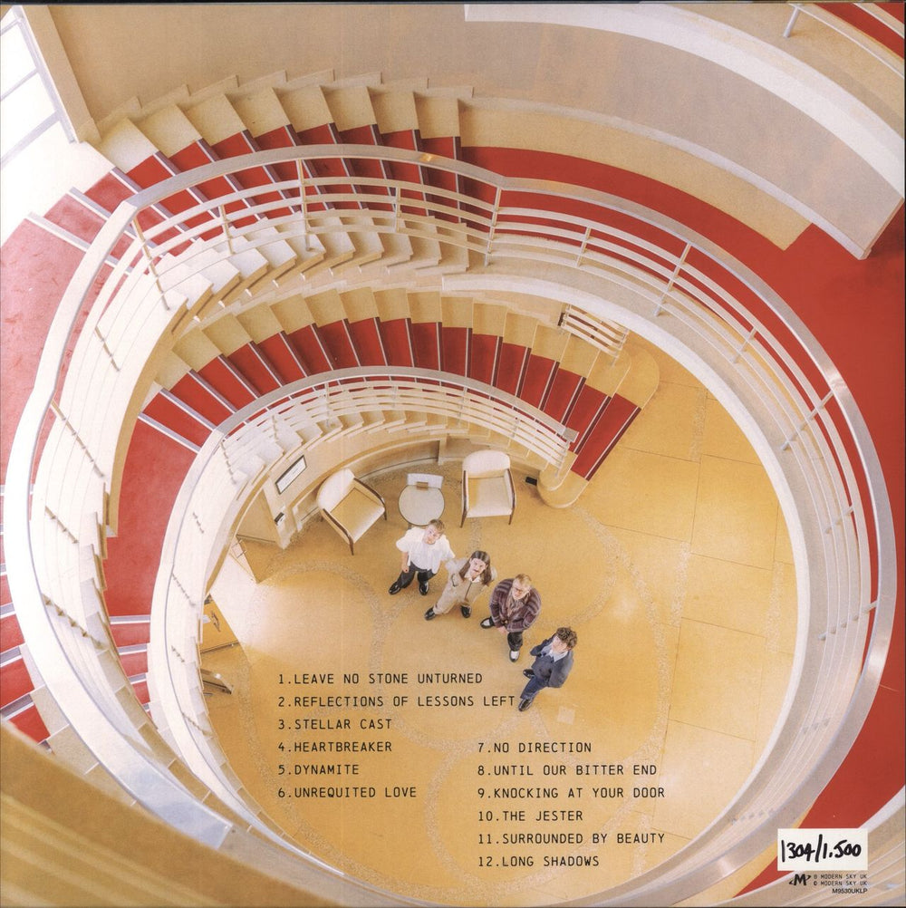 The Lathums Matter Does Not Define - Red & Yellow with Black ‘Dynamite’ Splatter Vinyl UK vinyl LP album (LP record)