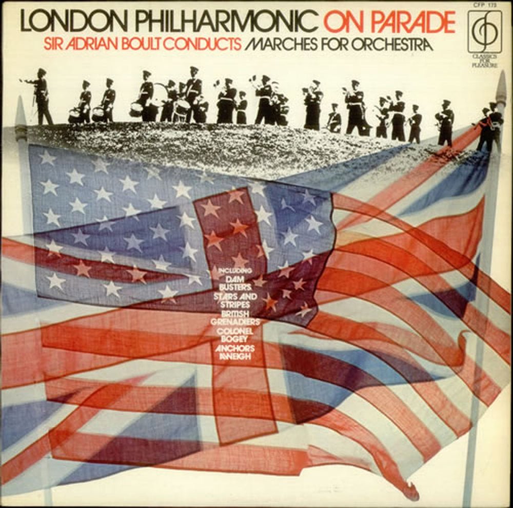 The London Philharmonic Orchestra London Philharmonic On Parade UK vinyl LP album (LP record) CFP173