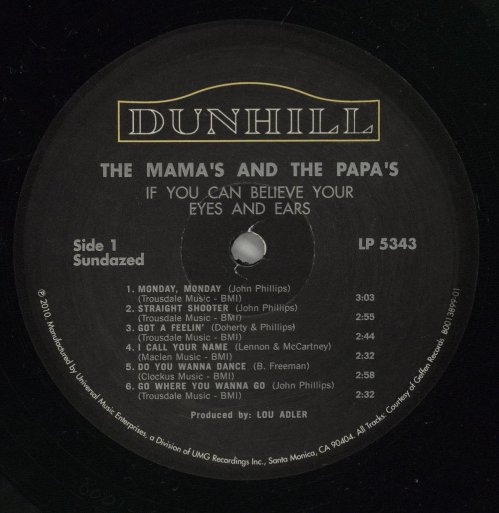 The Mama's And The Papa's If You Can Believe Your Eyes And Ears - 180gm US vinyl LP album (LP record) M&PLPIF730332
