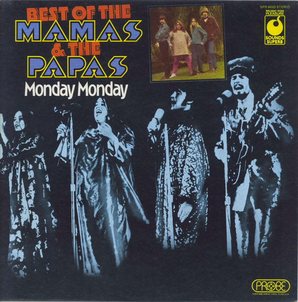 The Mama's And The Papa's Monday Monday: Best Of The Mama & The Papas UK vinyl LP album (LP record) SPR90025