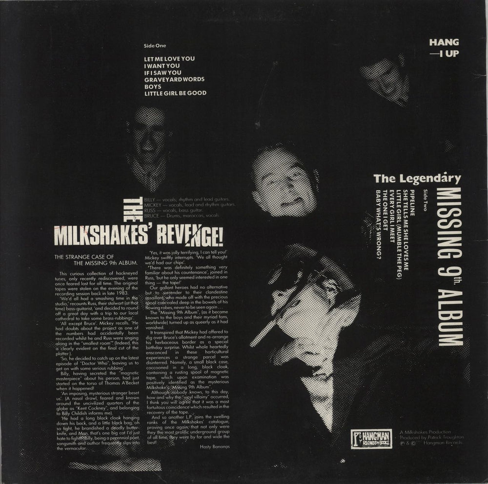 The Milkshakes The Milkshakes' Revenge! - 1st UK vinyl LP album (LP record)