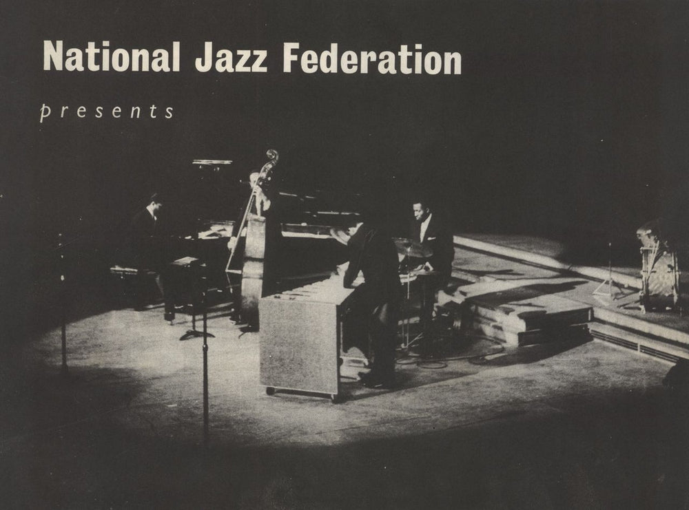 The Modern Jazz Quartet National Jazz Federation Presents UK tour programme TOUR PROGRAMME