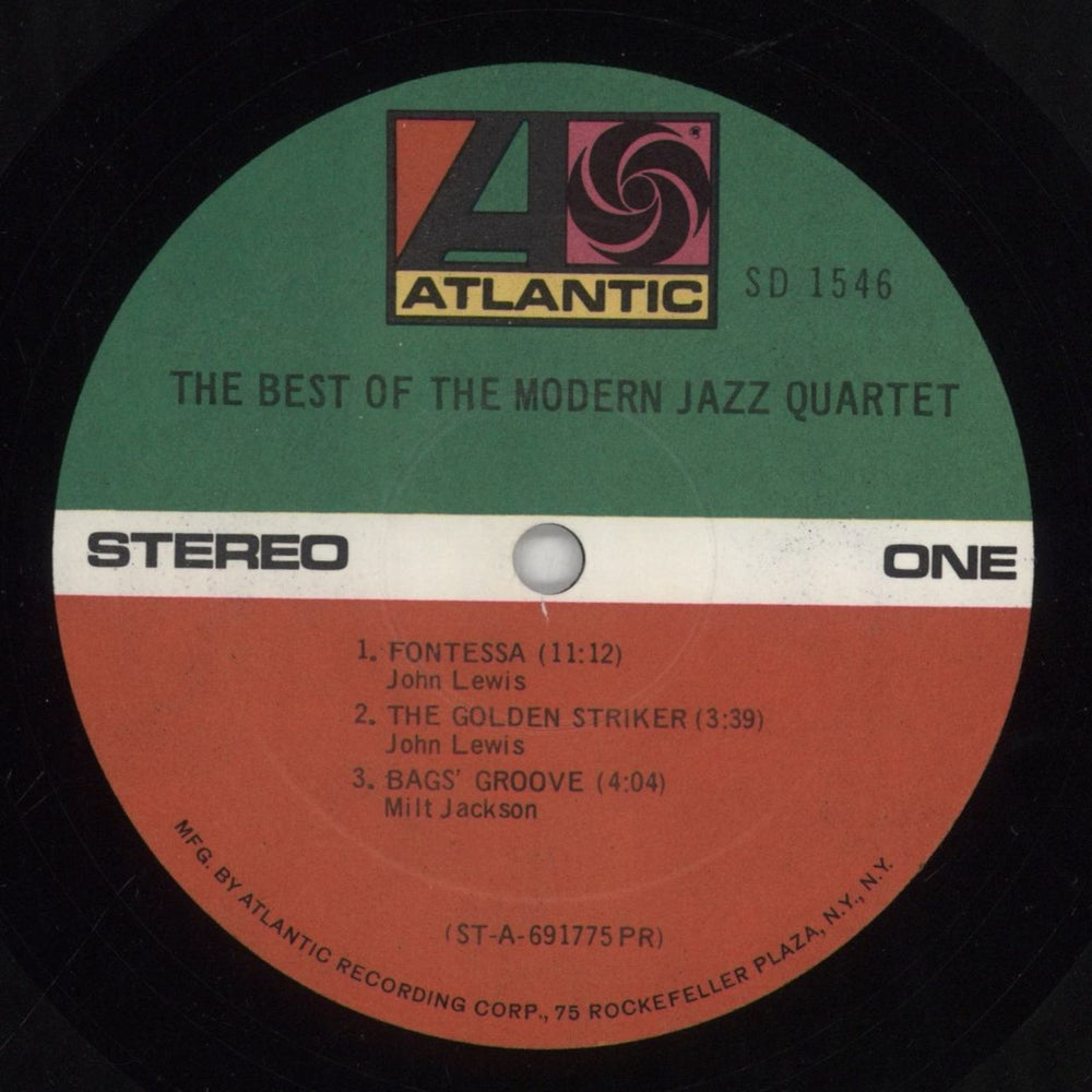 The Modern Jazz Quartet The Best Of The Modern Jazz Quartet US vinyl LP album (LP record) MJQLPTH853924