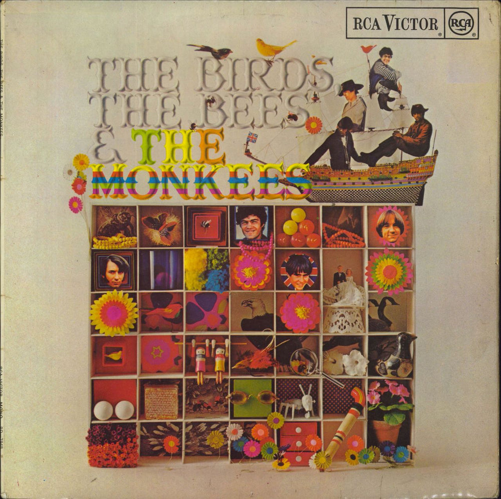 The Monkees The Birds, The Bees & The Monkees - Red Spot - VG UK vinyl LP album (LP record) RD7948