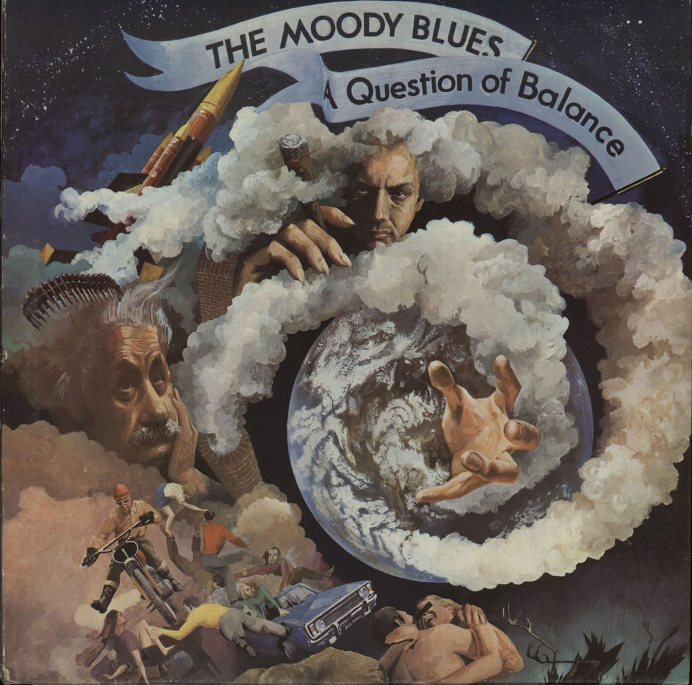 The Moody Blues A Question Of Balance - 3rd UK vinyl LP album (LP record) THS3