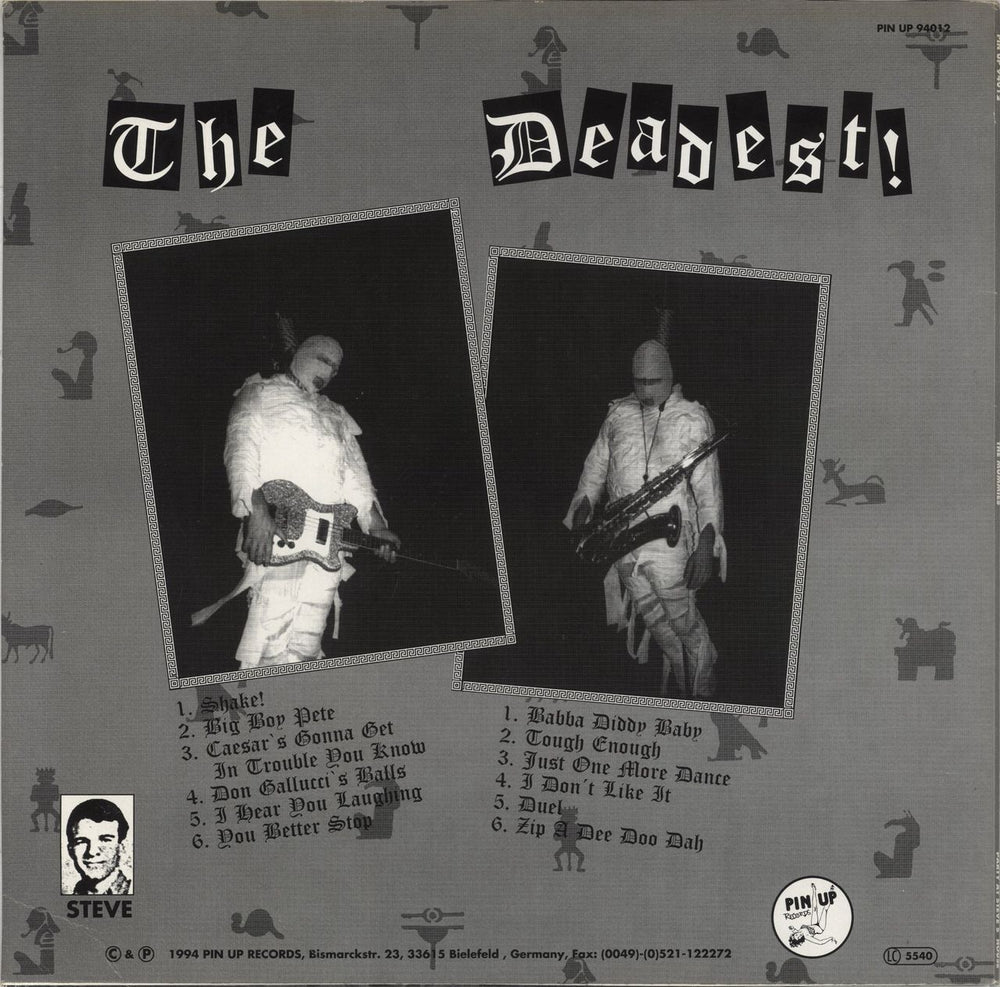 The Mummies Party At Steve's House German vinyl LP album (LP record)