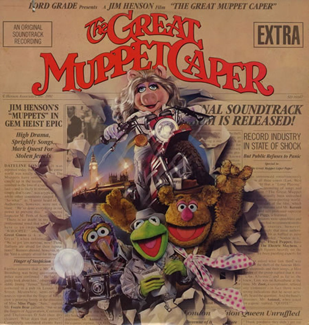 The Muppets The Great Muppet Caper US vinyl LP album (LP record) SD16047