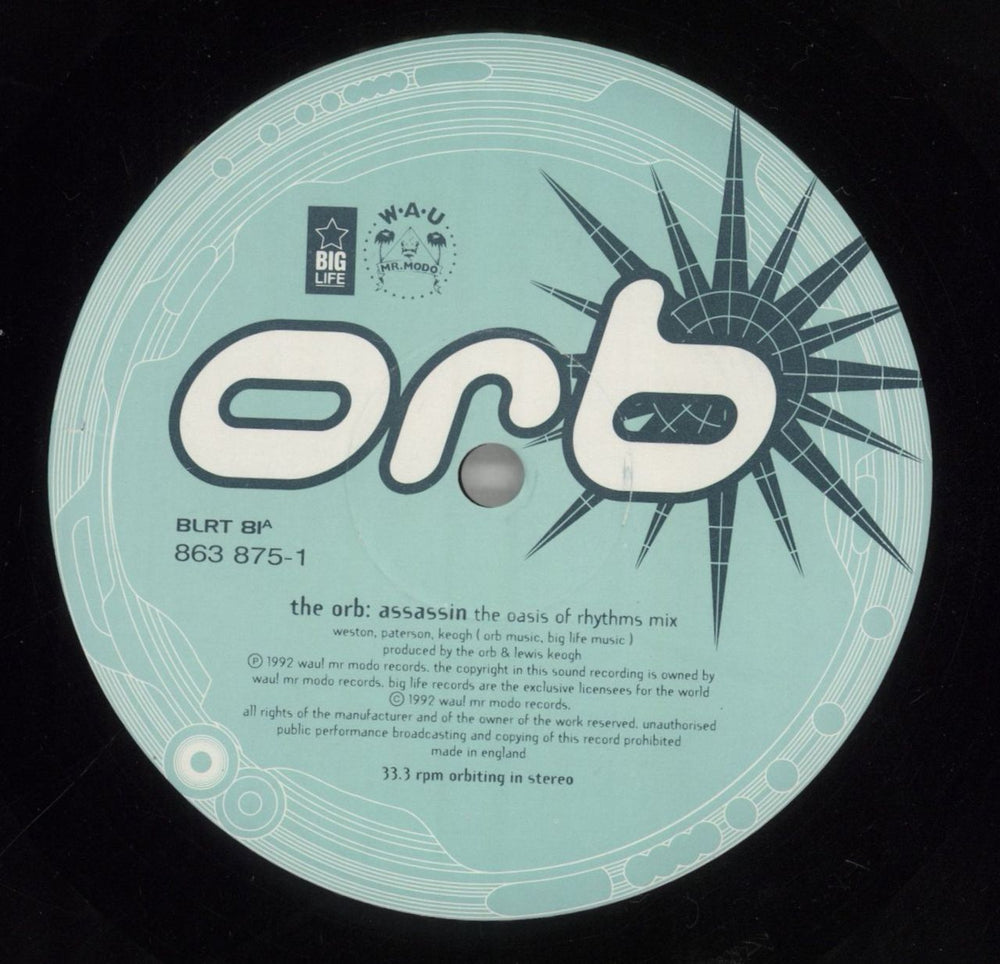 The Orb Assassin - EX UK 12" vinyl single (12 inch record / Maxi-single) ORB12AS71385