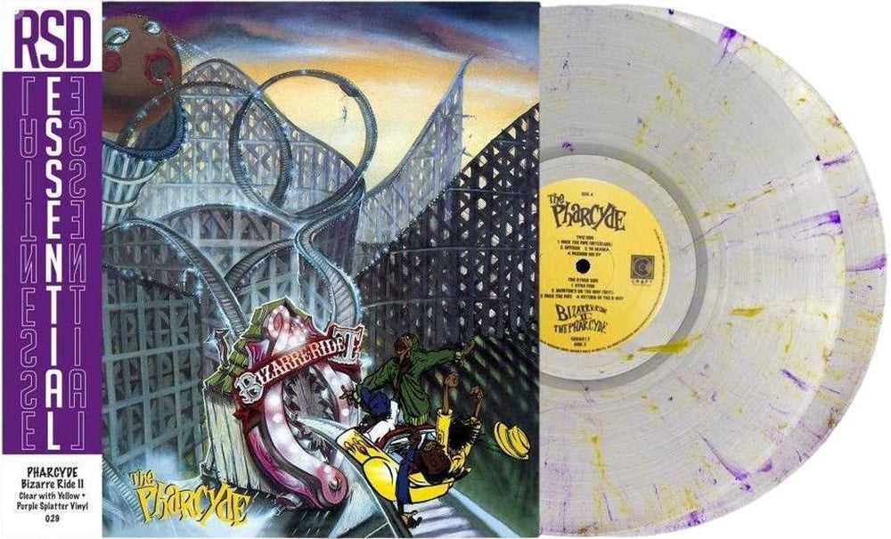 The Pharcyde Bizarre Ride II The Pharcyde - Clear Yellow & Purple Splatter Vinyl - Sealed UK 2-LP vinyl record set (Double LP Album) YYZ2LBI808135