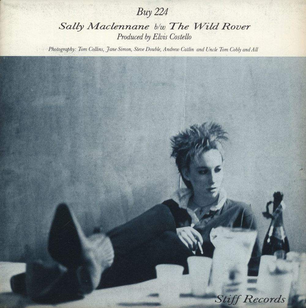 The Pogues Sally Maclennane - Green Vinyl + Poster Sleeve UK 7" vinyl single (7 inch record / 45)
