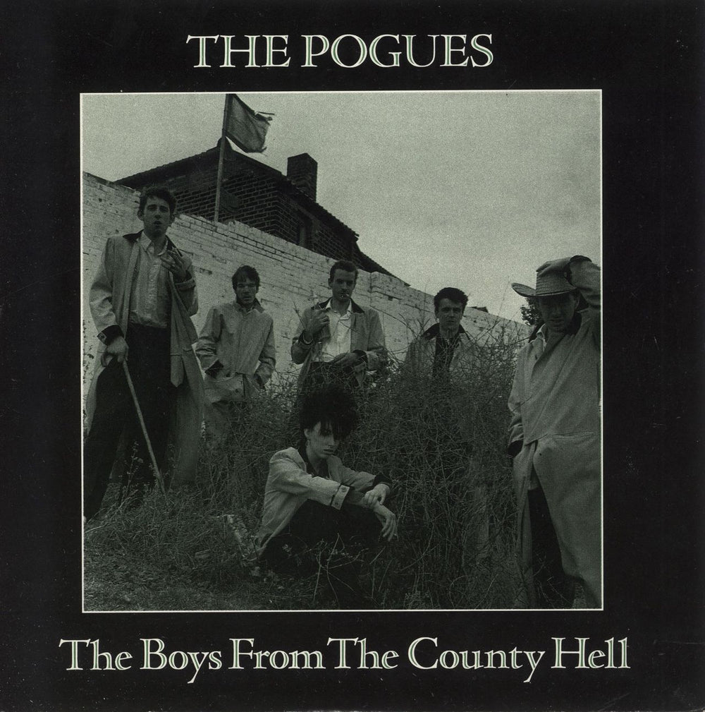 The Pogues The Boys From The County Hell - Green Tint UK 7" vinyl single (7 inch record / 45) BUY212