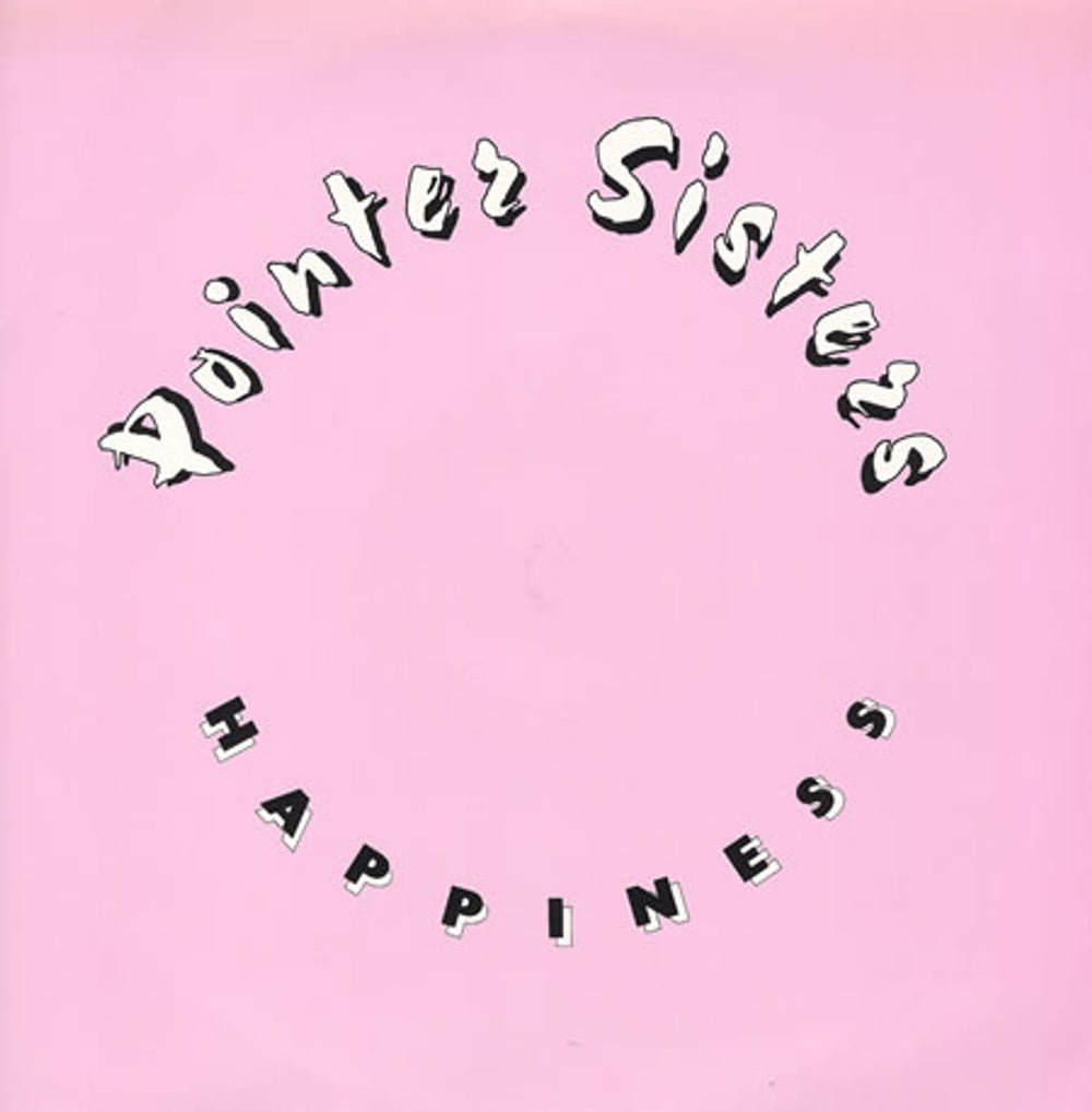 The Pointer Sisters Happiness - Red vinyl UK 12" vinyl single (12 inch record / Maxi-single) K12350(CT)