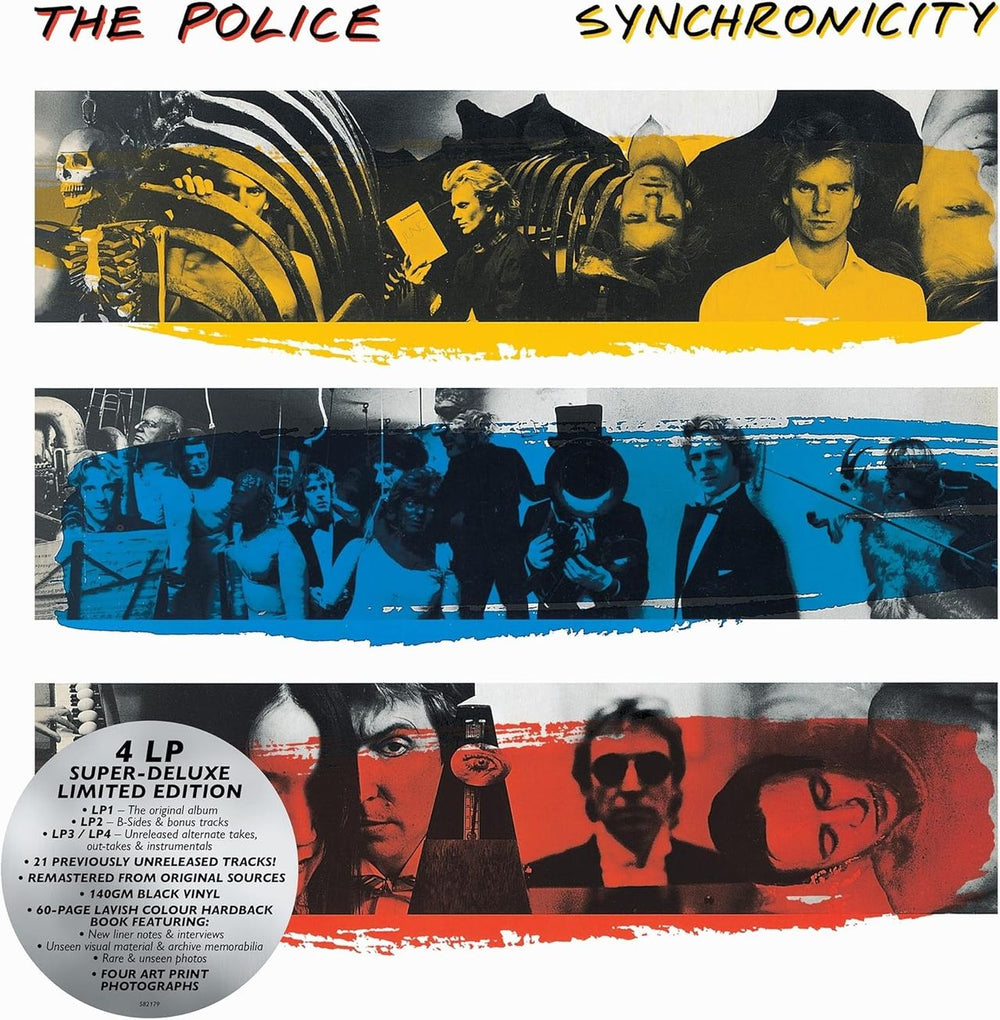 The Police Synchronicity - Super Deluxe Edition 4-LP Box Set - Remastered - Sealed UK 4-LP vinyl album record set POL4LSY869230