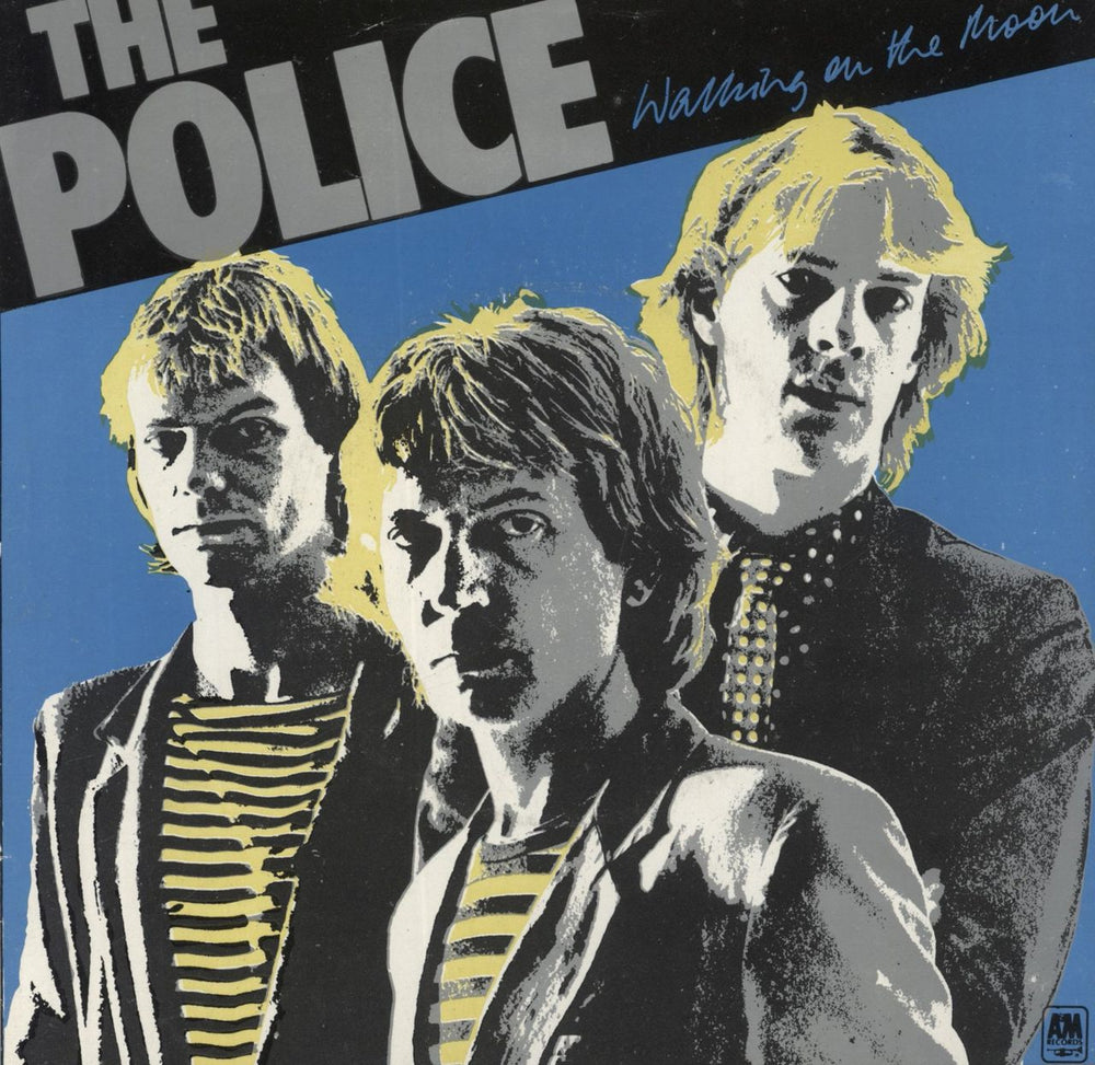 The Police Walking On The Moon - 1st + Sleeve UK 7" vinyl single (7 inch record / 45) AMS7494