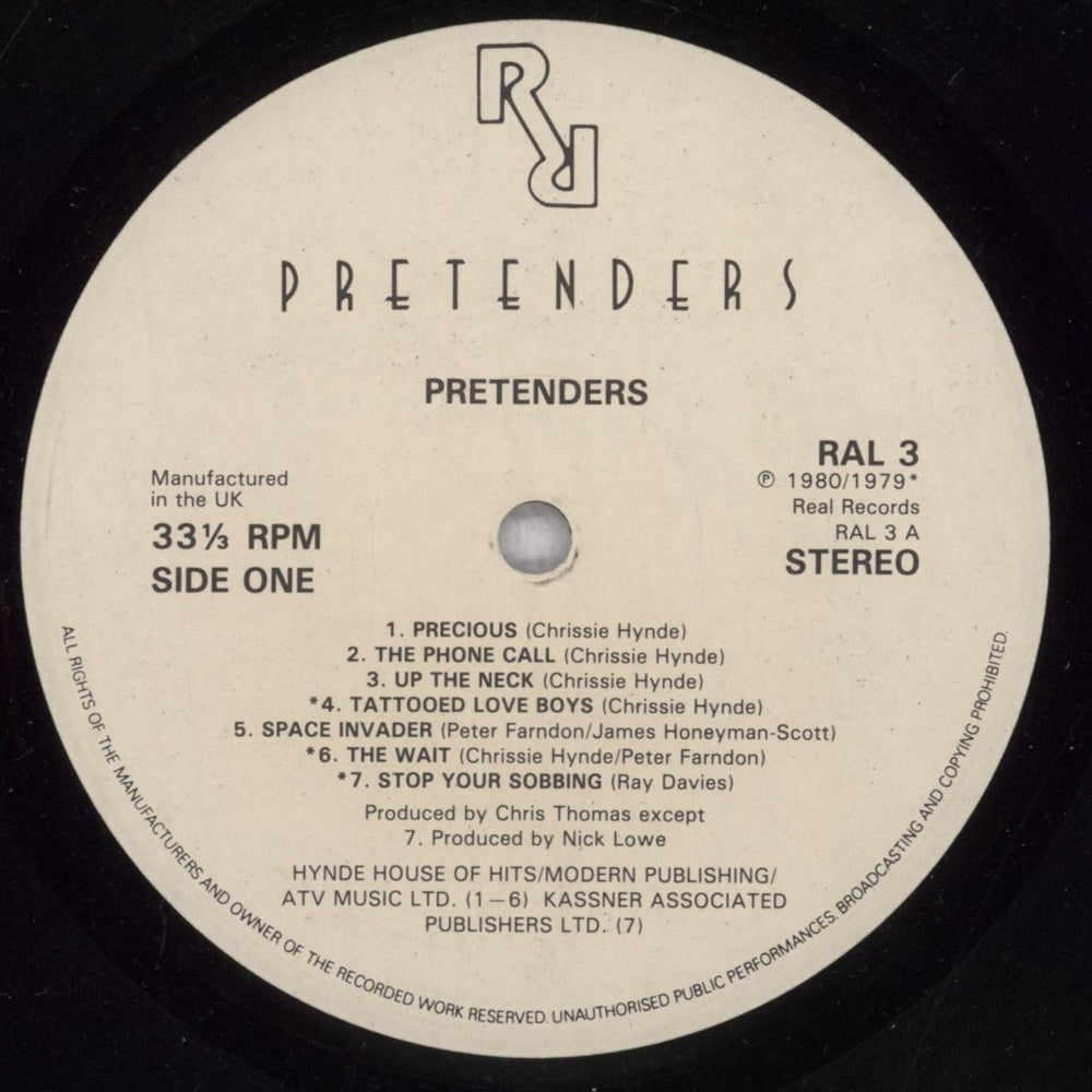 The Pretenders Pretenders - Fully Autographed UK vinyl LP album (LP record) PTNLPPR159746