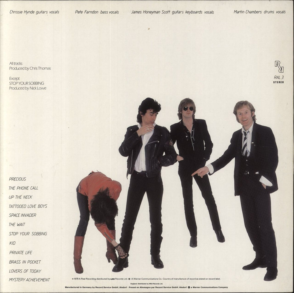 The Pretenders Pretenders UK vinyl LP album (LP record)