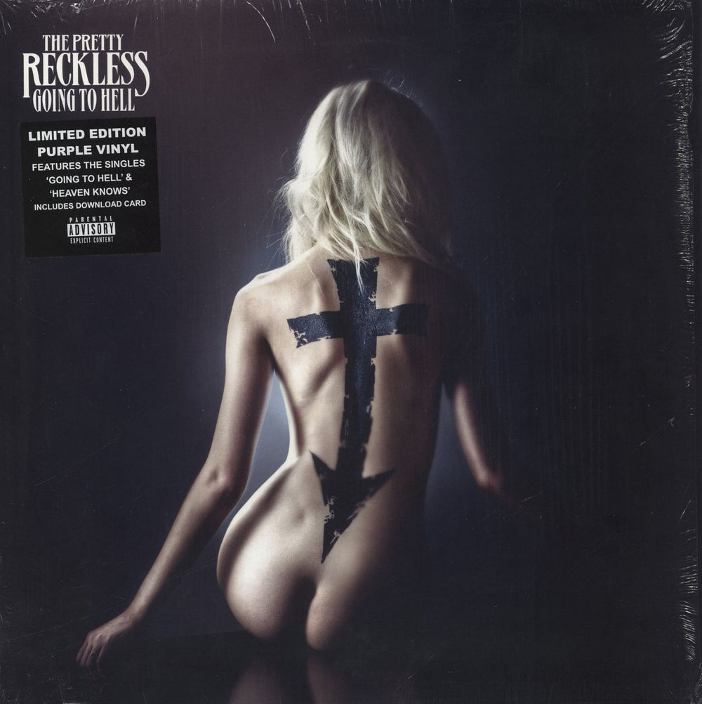 The Pretty Reckless Going To Hell - Purple Vinyl UK vinyl LP album (LP record) COOKLP599X